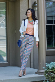 Printed Trousers And Red Soles | SandyALaMode