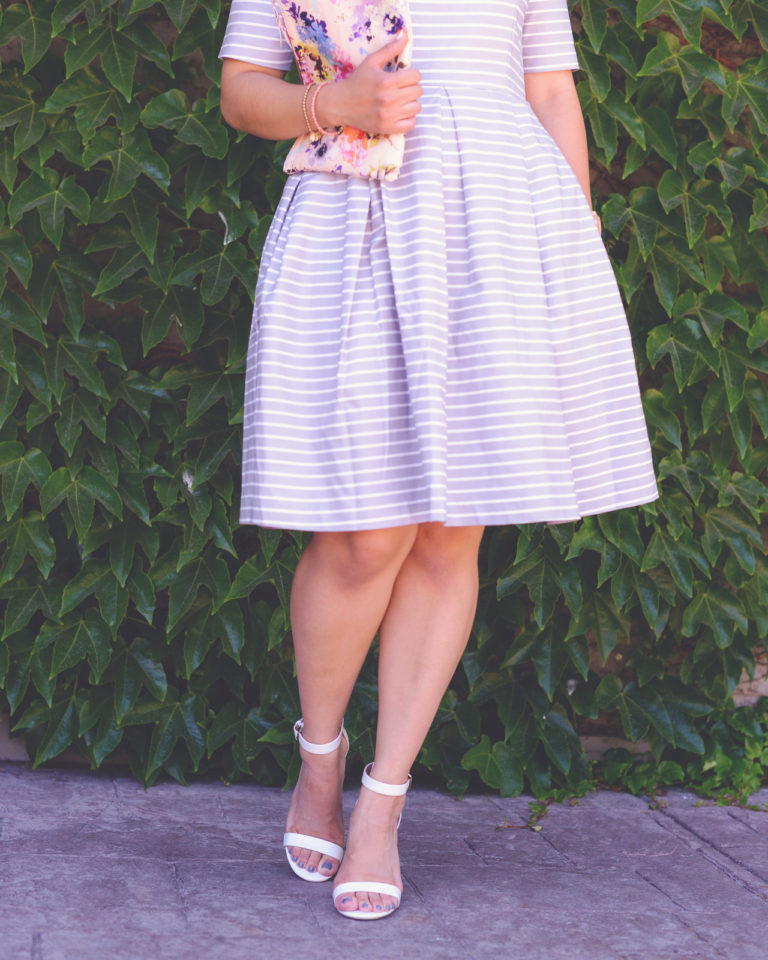 Two Ways To Wear White Dress Sandals For Summer with DSW | SandyALaMode