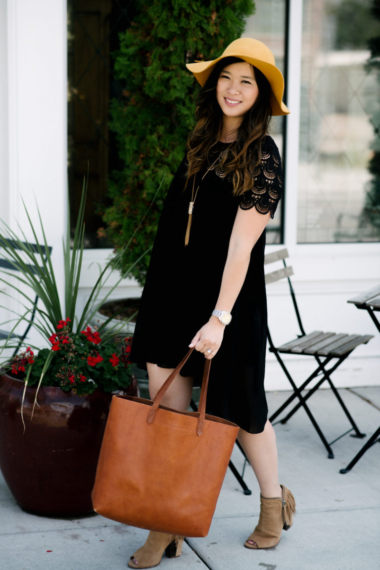 Bohemian Style Little Black Dress + On Trend Tuesdays Linkup ...