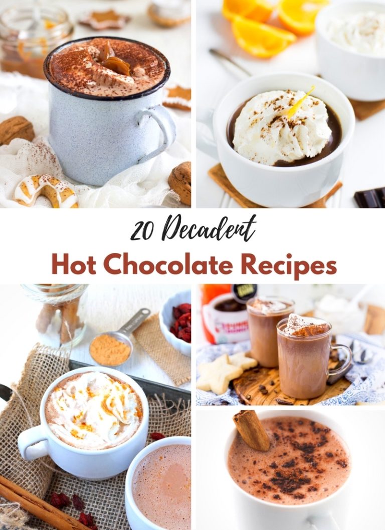 20 Decadent Hot Chocolate Recipes | SandyALaMode