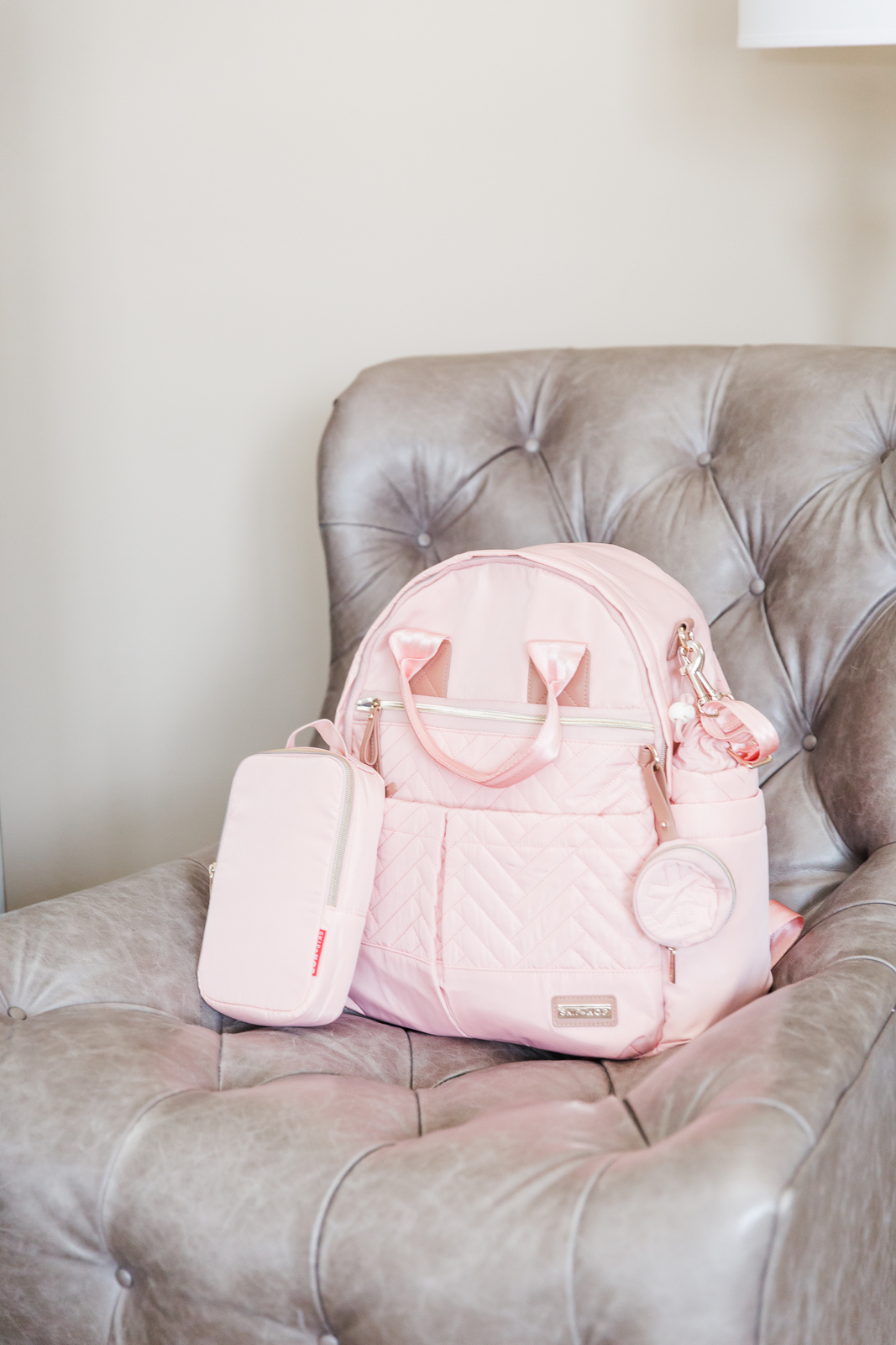 designer pink diaper bags