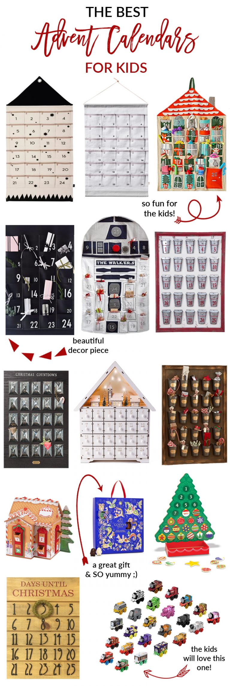 25 Best Advent Calendars for Kids SandyALaMode