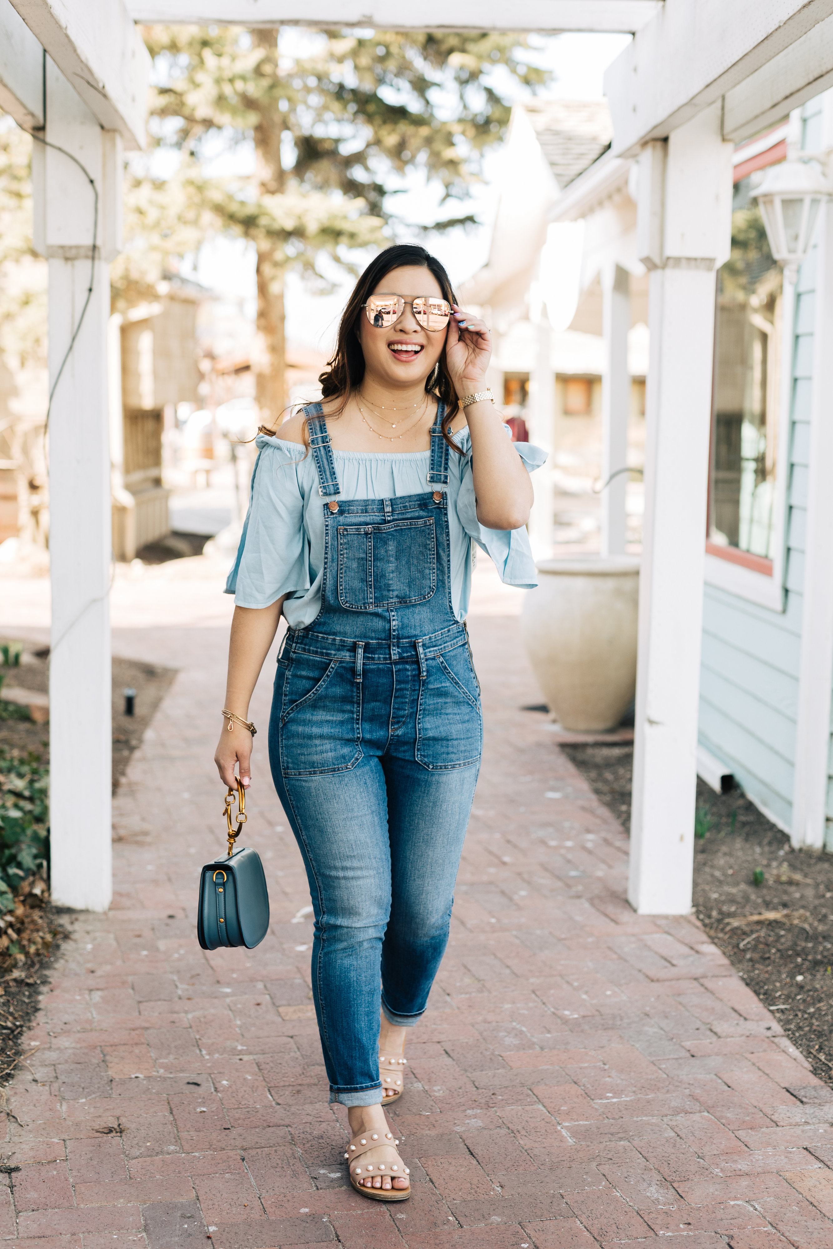 How To Style Denim Overalls | Spring Fashion | Sandy a la Mode