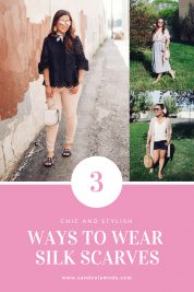 3 Ways To Wear Silk Scarves + $1000 Gucci GIVEAWAY! | SandyALaMode