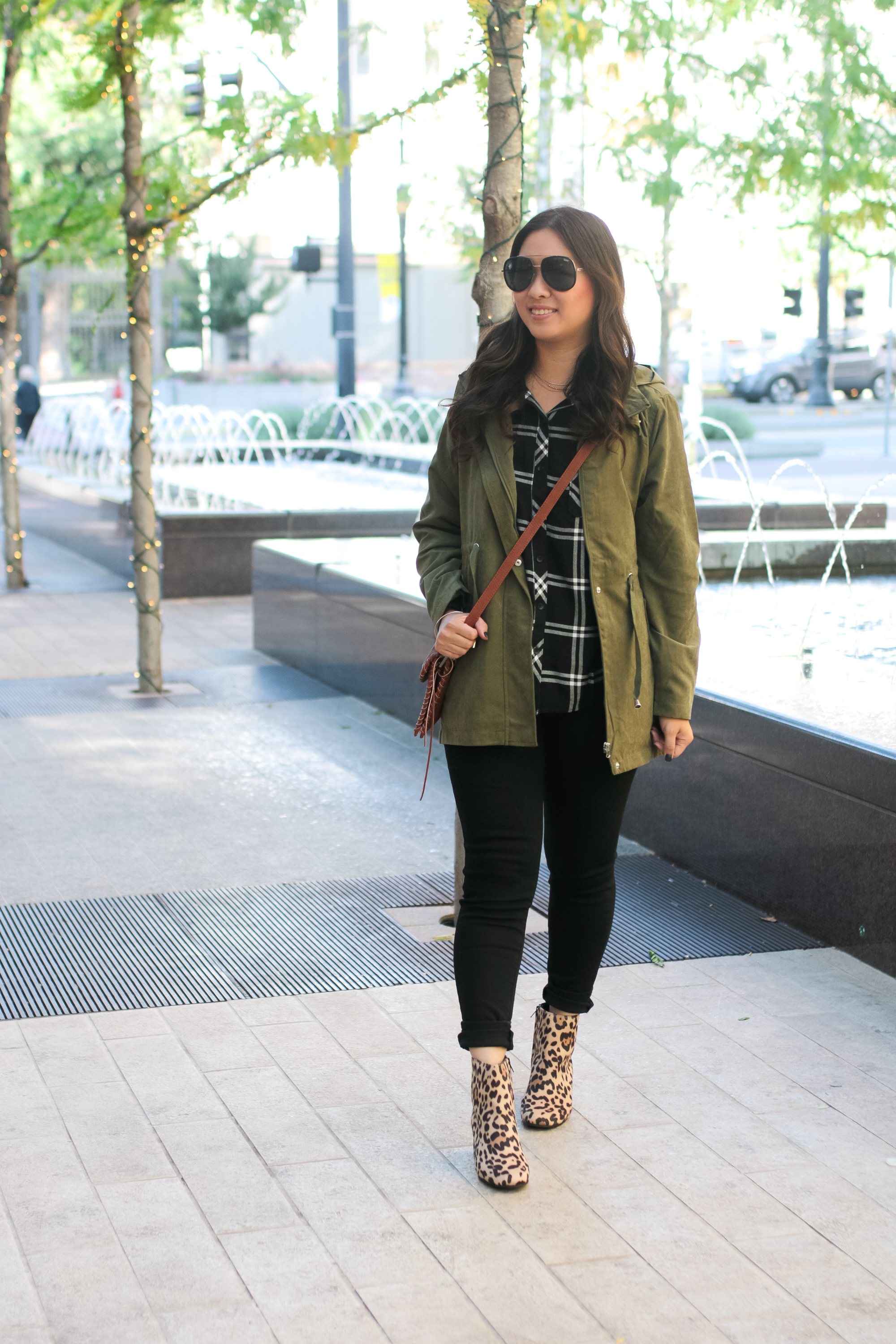 styling leopard booties