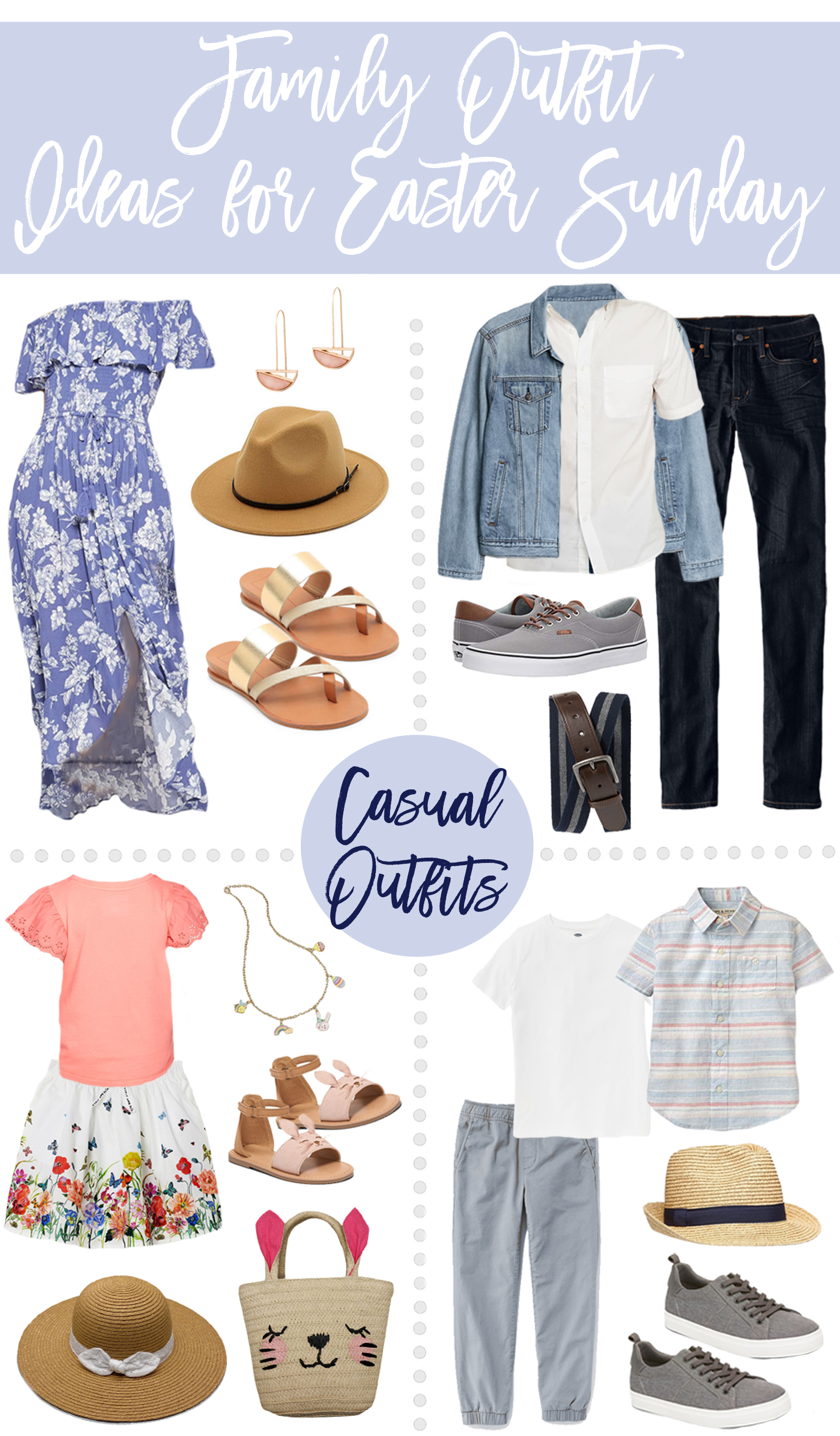 Easter Outfit Ideas for the Whole Family - Straight A Style