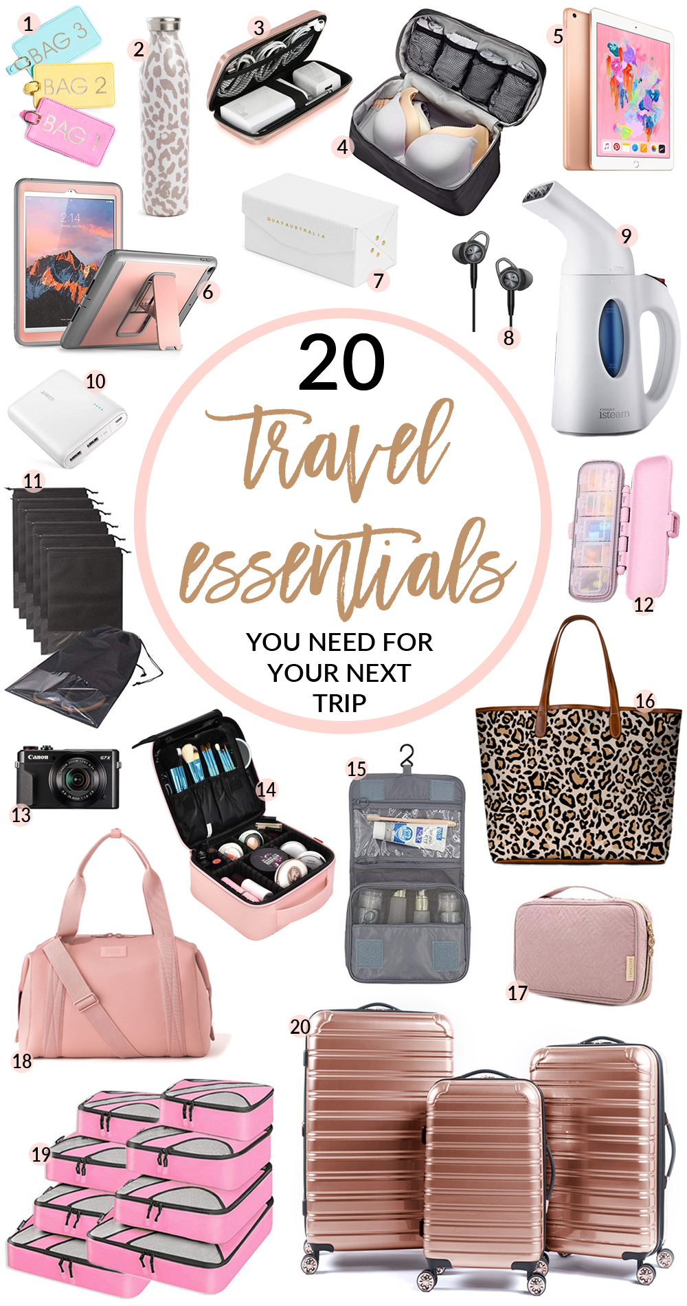 Travel essentials to inspire your next getaway! 😀✈🏝