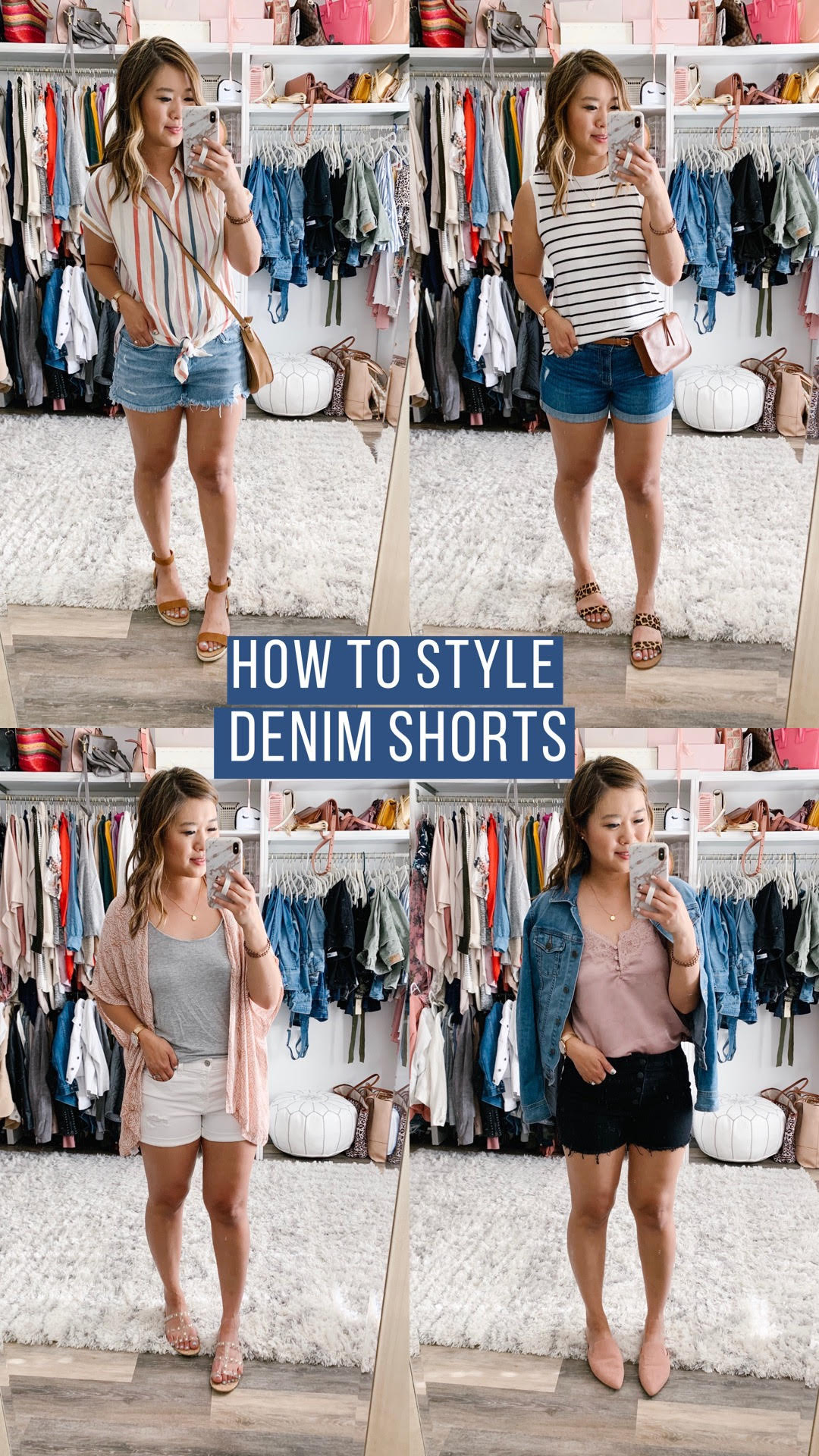 denim shorts style