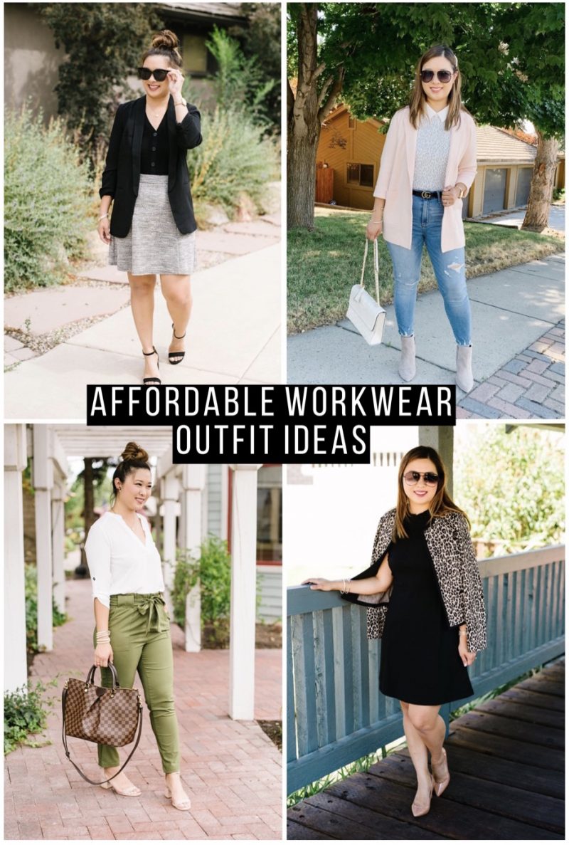 Affordable Workwear Outfit Inspiration - Summer To Fall Transitional ...