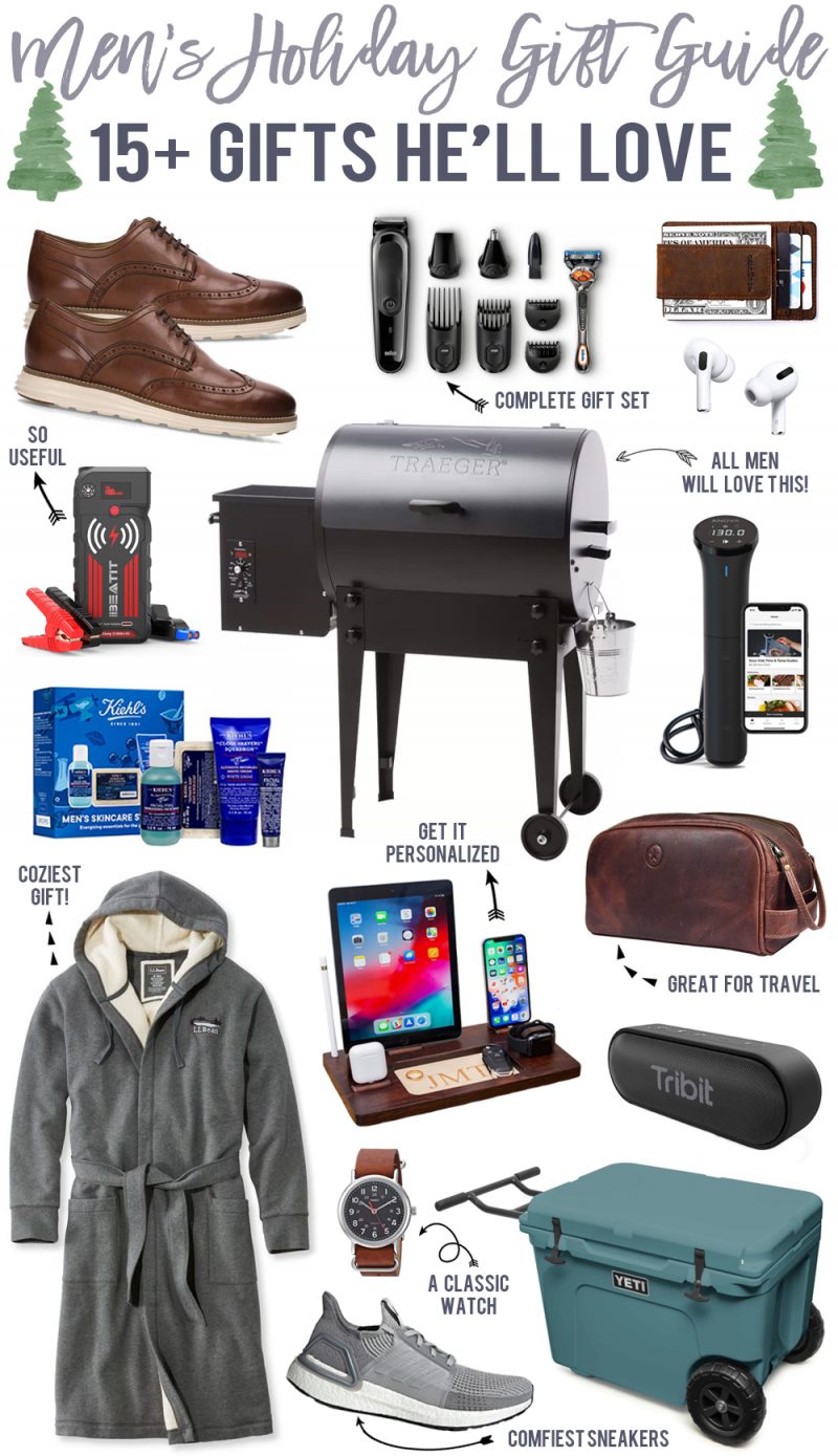 Men's Holiday Gift Guide 15+ Gifts He'll Love SandyALaMode